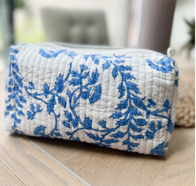 Travel in Style: The Artistry of Washbags and Toiletry Block Print Bags