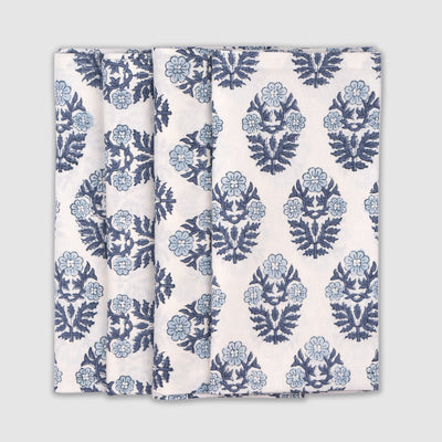 Delilah Blue Napkins - Set of 4 Anise Home