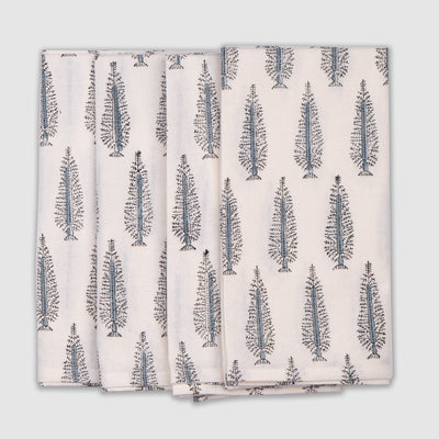 Mia Blue Napkins - Set of 4 Anise Home