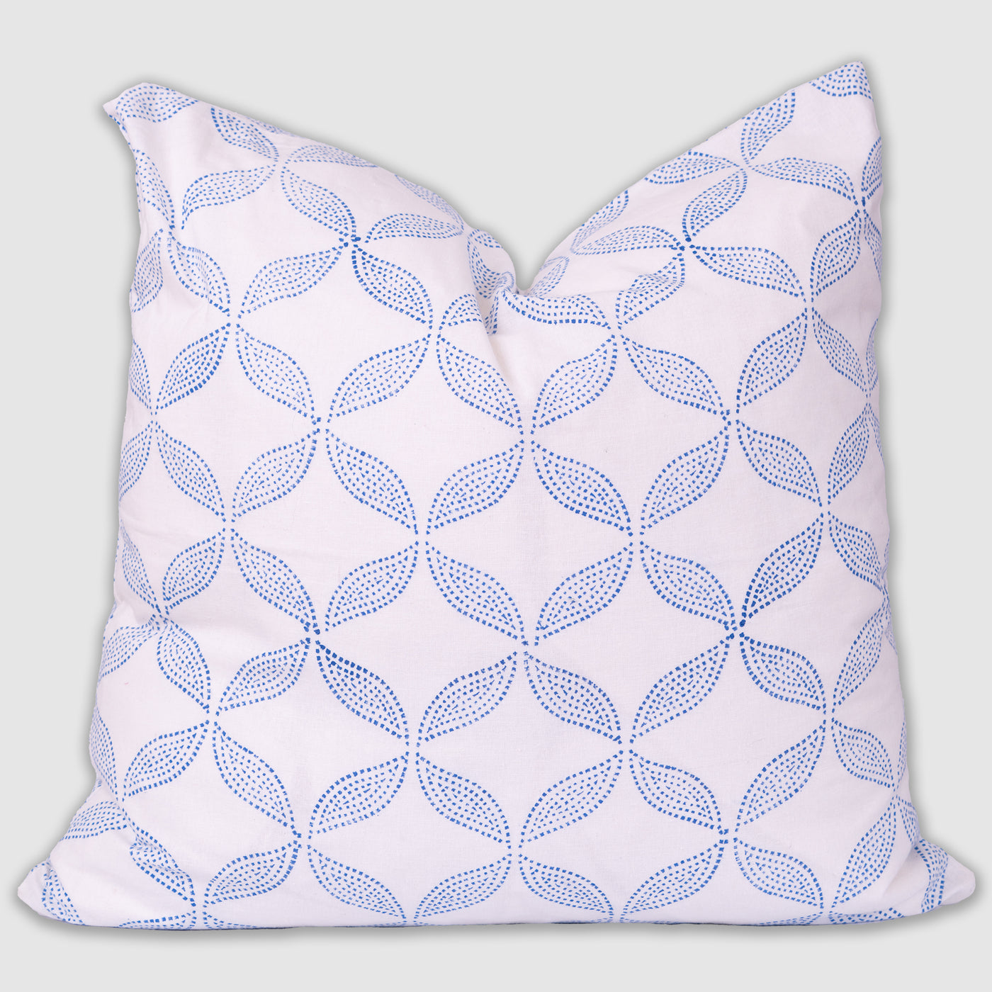 Aria Block Print Cushion Cover Anise Home