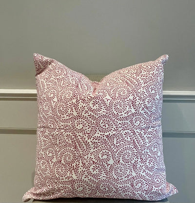 Pink Leaf Cushion Cover Anise Home