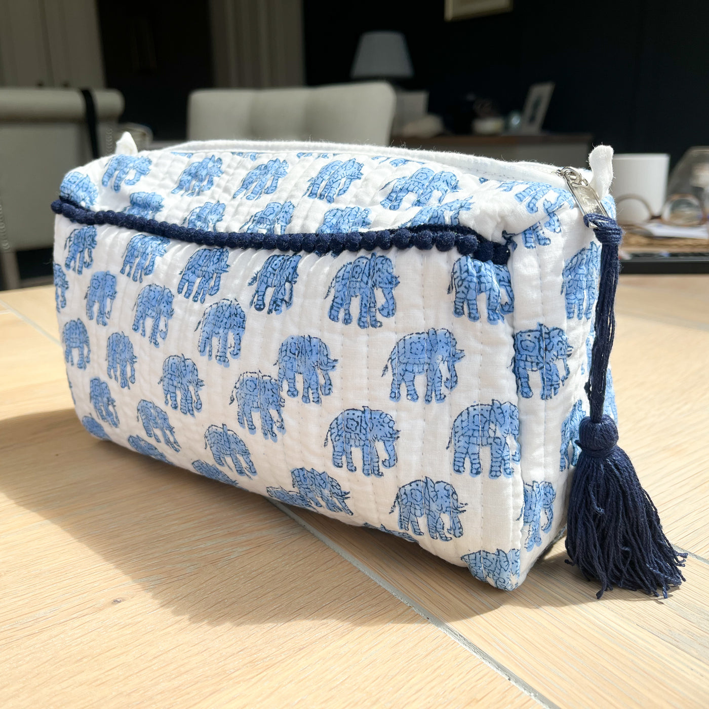 Blue Elephant Cosmetic Bag Anise Home