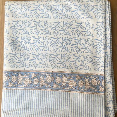 Blue Cora Tablecloth Anise Home