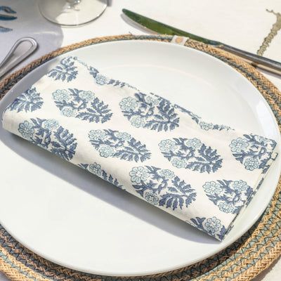 Delilah Blue Napkins - Set of 4 Anise Home