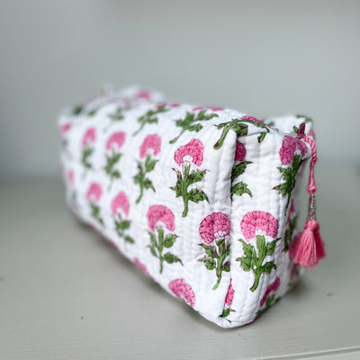 Flower Power Cosmetic Bag Anise Home