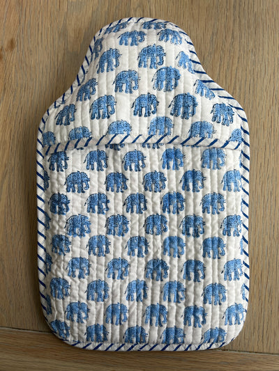 Blue Hot Water Bottle Cover Anise Home